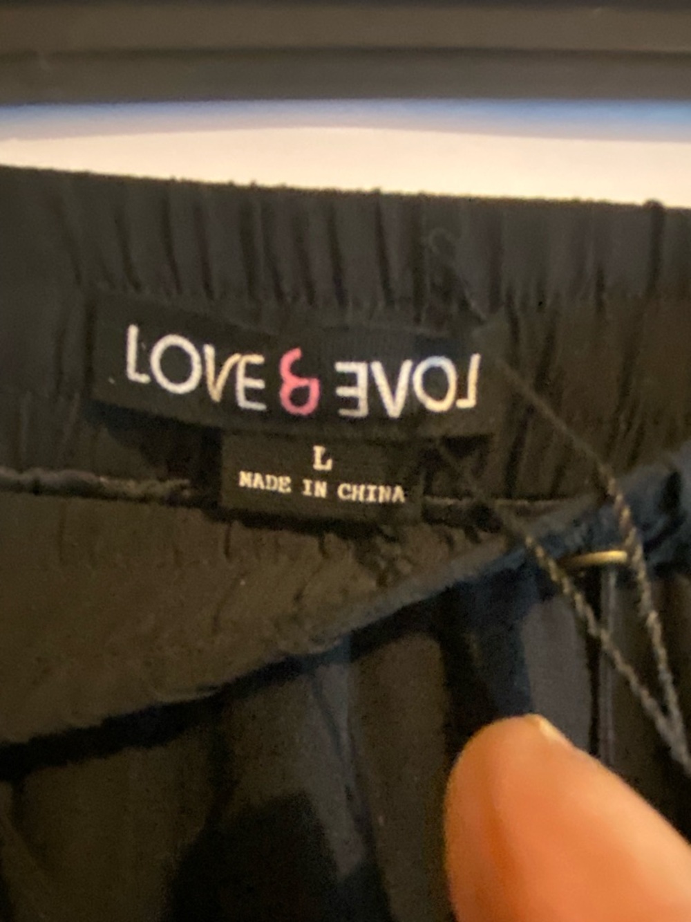 Black Maxi Skirt with Lace Hem and Adjustable Waist Sheer - Picture 7 of 10